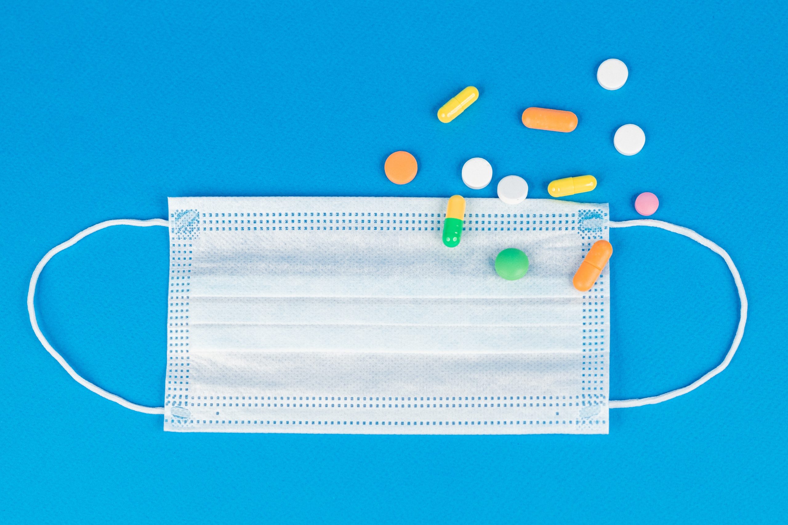 mask and pills