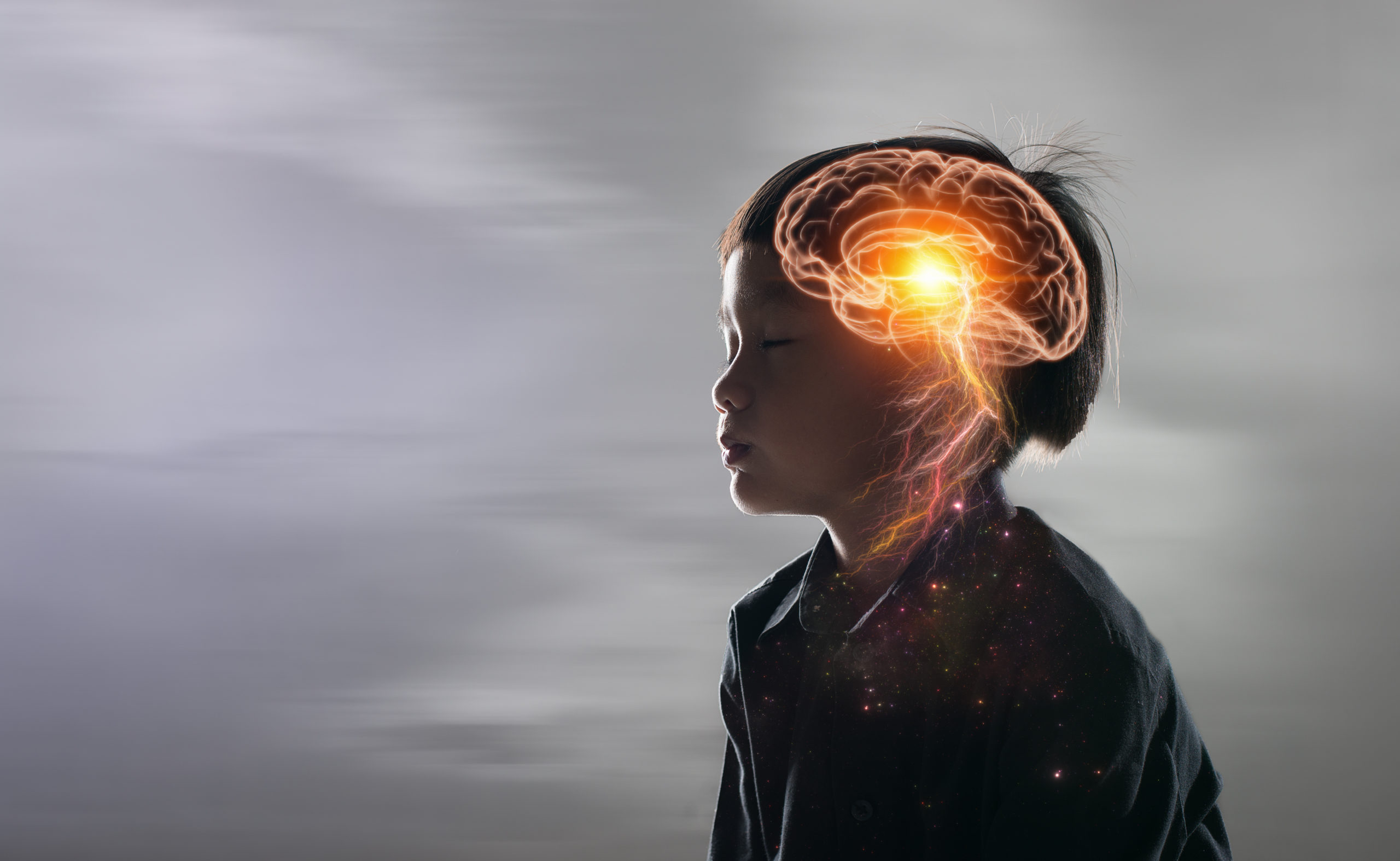 Brain Nervous System concept.Science is something that children