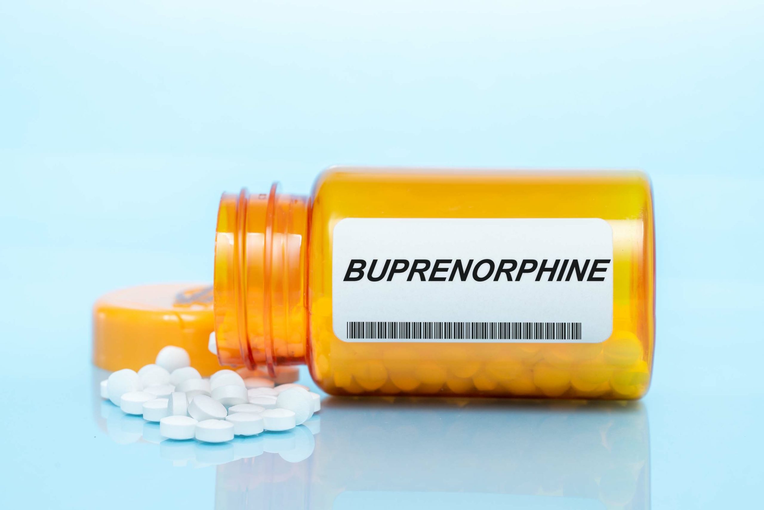 Buprenorphine Drug In Prescription Medication Pills Bottle