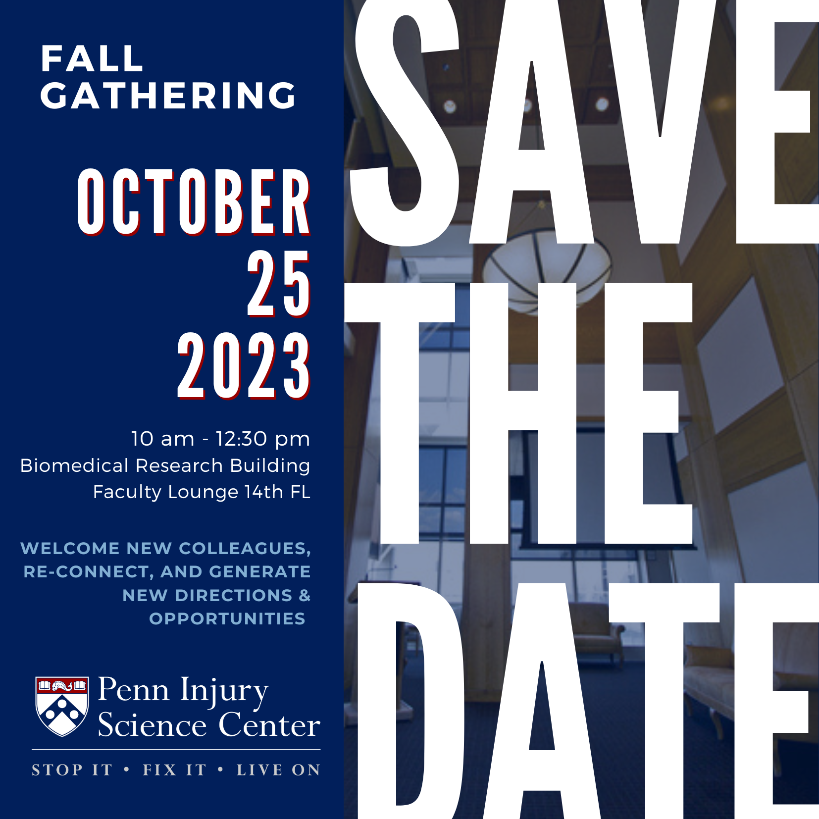 Fall Gathering of the Penn Injury Science Center